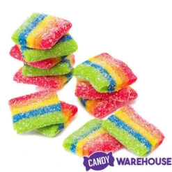 AirHeads Xtremes Bites Mini Sour Candy Belts - Rainbow Berry: 30-Ounce Bag -Candy Store airheads xtremes bites mini sour candy belts rainbow berry 30 ounce bag candy warehouse 4