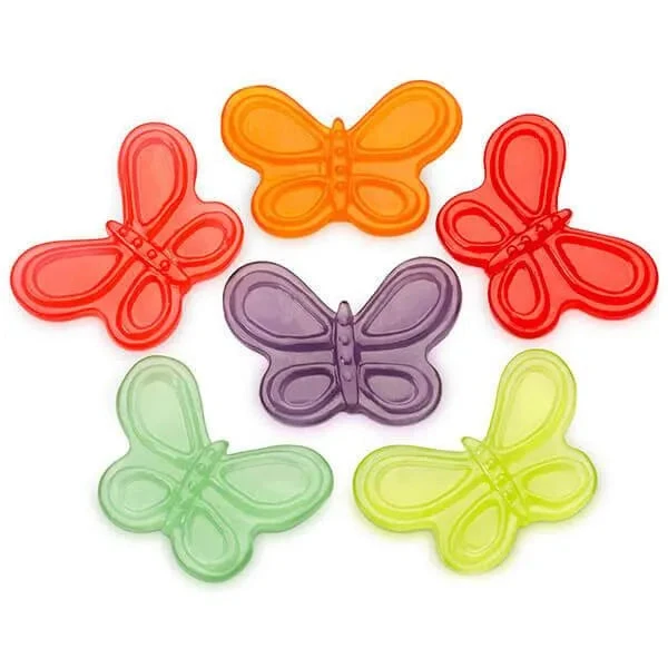 Albanese Gummy Butterflies Assortment: 5LB Bag 3 Albanese Gummy Butterflies Assortment: 5LB Bag