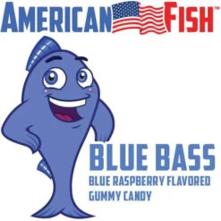 American Fish Chewy Candy - Blue: 16-Ounce Bag -Candy Store american fish chewy candy blue 16 ounce bag candy warehouse 6