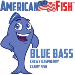 American Fish Chewy Candy - Blue: 5LB Bag -Candy Store american fish chewy candy blue 5lb bag candy warehouse 5