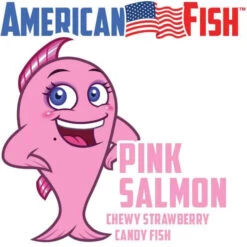 American Fish Chewy Candy - Pink: 5LB Bag -Candy Store american fish chewy candy pink 5lb bag candy warehouse 5