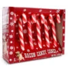 Archie McPhee Bacon Candy Canes: 6-Piece Box -Candy Store archie mcphee bacon candy canes 6 piece box candy warehouse 1