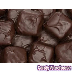 Asher's Chocolate Covered Chocolate Caramels - Dark: 6LB Box -Candy Store asher s chocolate covered chocolate caramels dark 6lb box candy warehouse 4