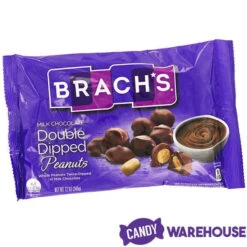 Brach's Double Dippers Milk Chocolate Covered Peanuts: 12-Ounce Bag 11 Brach's Double Dippers Milk Chocolate Covered Peanuts: 12-Ounce Bag -Candy Store brach s double dippers milk chocolate covered peanuts 12 ounce bag candy warehouse 5 8c62dab0 7d30 446f bbde 481fc16ff76b