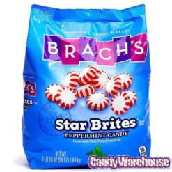Brach's Peppermint Star Brites Mints Candy: 300-Piece Bag 8 Brach's Peppermint Star Brites Mints Candy: 300-Piece Bag -Candy Store brach s peppermint star brites mints candy 300 piece bag candy warehouse 3