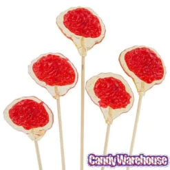 Brain Hard Candy Lollipops: 12-Piece Bag 9 Brain Hard Candy Lollipops: 12-Piece Bag -Candy Store brain hard candy lollipops 12 piece bag candy warehouse 4