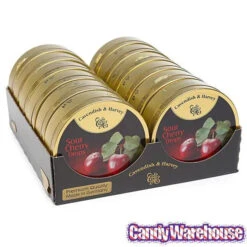 Cavendish & Harvey Hard Candy Drops Tins - Sour Cherry: 12-Piece Box -Candy Store cavendish and harvey hard candy drops tins sour cherry 12 piece box candy warehouse 3