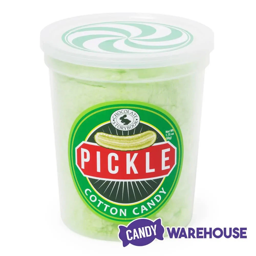 Chocolate Storybook Cotton Candy - Pickle: 1-Ounce Tub 4 Chocolate Storybook Cotton Candy - Pickle: 1-Ounce Tub - Image 2