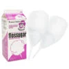 Cotton Candy Floss Sugar - White Birthday Cake: Half Gallon Carton -Candy Store cotton candy floss sugar white birthday cake half gallon carton candy warehouse 1