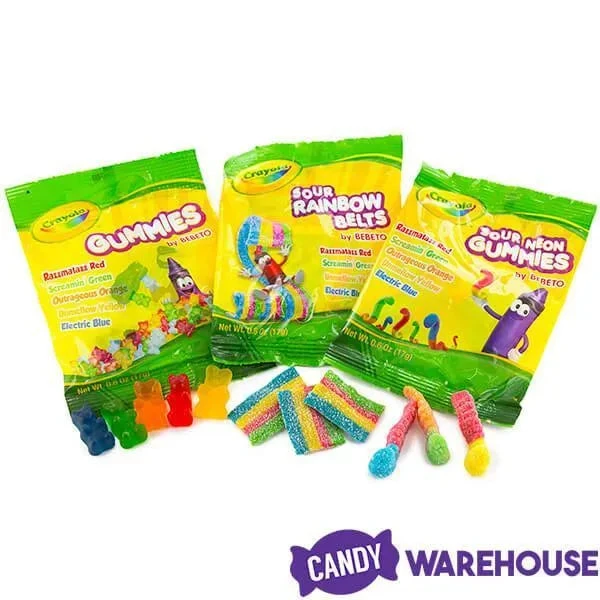 Crayola Gummy Candy Packs: 22-Piece Bag 5 Crayola Gummy Candy Packs: 22-Piece Bag - Image 3