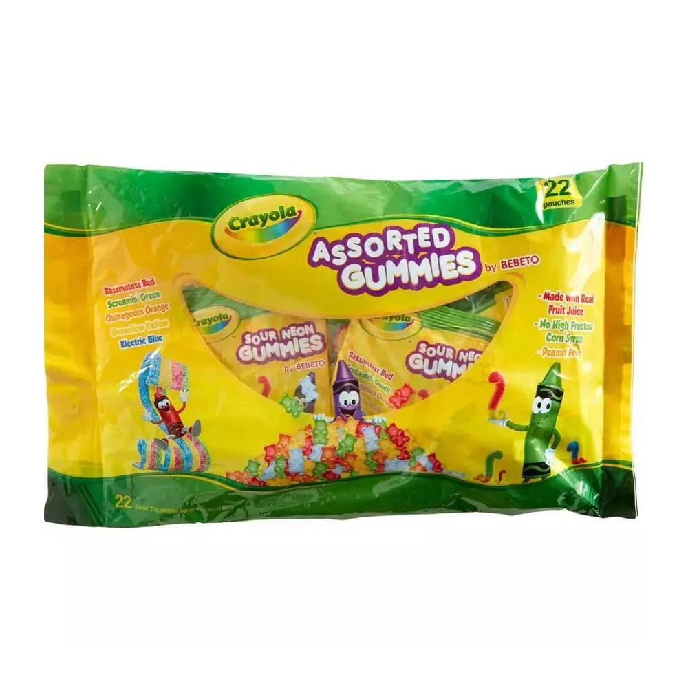 Crayola Gummy Candy Packs: 22-Piece Bag 7 Crayola Gummy Candy Packs: 22-Piece Bag - Image 5