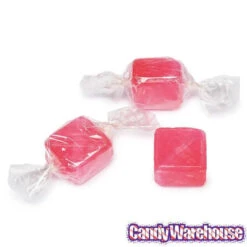 Cubes Hard Candy - Strawberry: 3LB Bag -Candy Store cubes hard candy strawberry 3lb bag candy warehouse 3