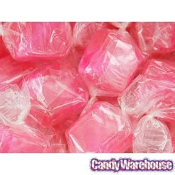 Cubes Hard Candy - Strawberry: 3LB Bag -Candy Store cubes hard candy strawberry 3lb bag candy warehouse 4