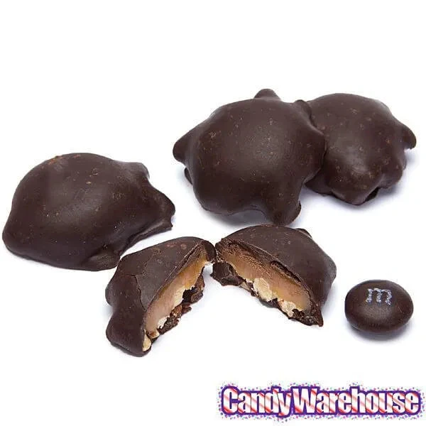 DeMet's Turtles Minis Caramel Nut Cluster Chocolates - Dark Almond: 5-Ounce Bag 5 DeMet's Turtles Minis Caramel Nut Cluster Chocolates - Dark Almond: 5-Ounce Bag - Image 3
