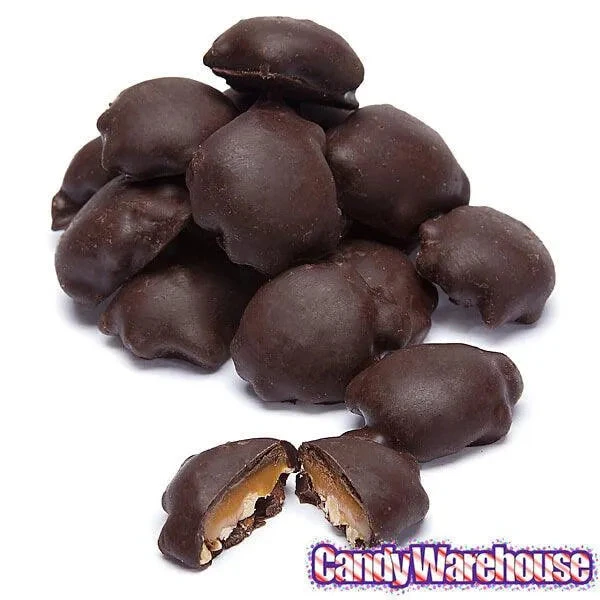DeMet's Turtles Minis Caramel Nut Cluster Chocolates - Dark Almond: 5-Ounce Bag 6 DeMet's Turtles Minis Caramel Nut Cluster Chocolates - Dark Almond: 5-Ounce Bag - Image 4