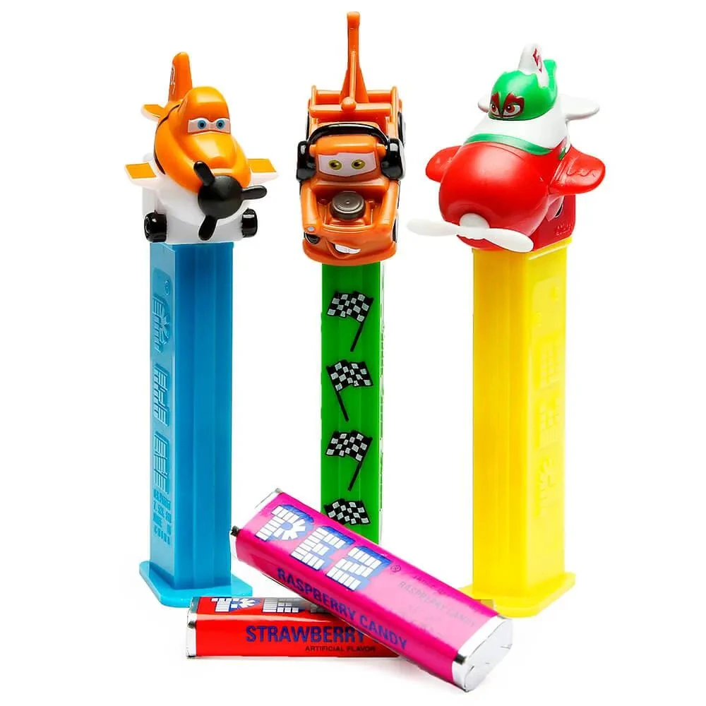 Disney Cars And Planes PEZ Candy Packs: 12-Piece Display 3 Disney Cars And Planes PEZ Candy Packs: 12-Piece Display