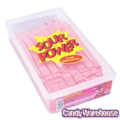 Dorval Sour Power Belts Candy - Strawberry: 150-Piece Tub -Candy Store dorval sour power belts candy strawberry 150 piece tub candy warehouse 3 1a4149b7 9178 4eaa 994b 66726d8bff02