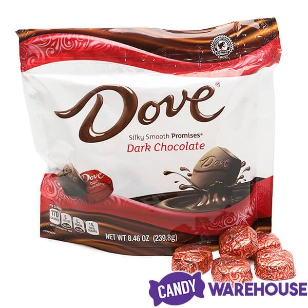 Dove Dark Chocolate Squares: 28-Piece Bag 6 Dove Dark Chocolate Squares: 28-Piece Bag - Image 4