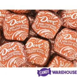 Dove Milk Chocolate Peanut Butter Squares: 28-Piece Bag -Candy Store dove milk chocolate peanut butter squares 28 piece bag candy warehouse 4