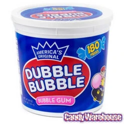 Dubble Bubble Gum: 180-Piece Tub -Candy Store dubble bubble gum 180 piece tub candy warehouse 3