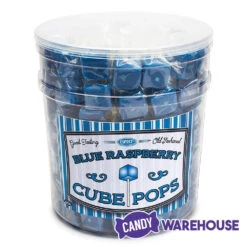 Espeez Cube Pop - Blue Raspberry: 100-Piece Tub -Candy Store espeez cube pop blue raspberry 100 piece tub candy warehouse 3