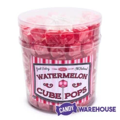 Espeez Cube Pop - Watermelon: 100-Piece Tub -Candy Store espeez cube pop watermelon 100 piece tub candy warehouse 3