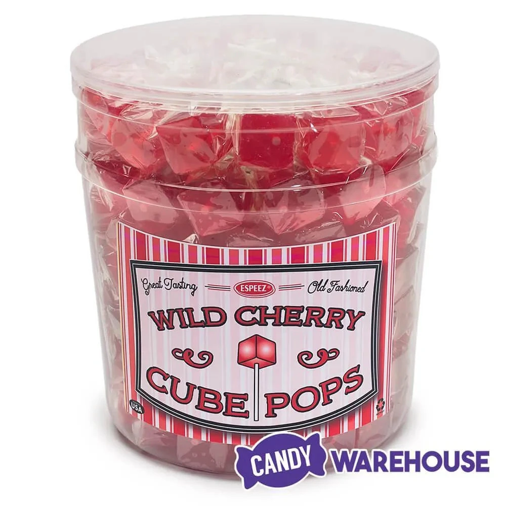 Espeez Cube Pop - Wild Cherry: 100-Piece Tub 5 Espeez Cube Pop - Wild Cherry: 100-Piece Tub - Image 3