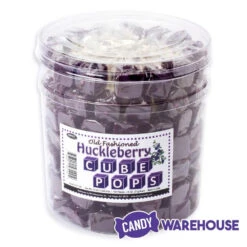 Espeez Cube Pops - Huckleberry: 100-Piece Tub -Candy Store espeez cube pops huckleberry 100 piece tub candy warehouse 3