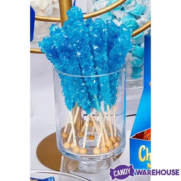 Espeez Rock Candy Crystal Sticks - Blue: 36-Piece Tub 4 Espeez Rock Candy Crystal Sticks - Blue: 36-Piece Tub - Image 2