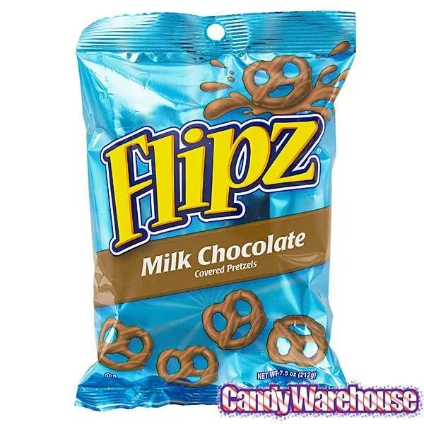 Flipz Milk Chocolate Mini Pretzels: 7.5-Ounce Bag 6 Flipz Milk Chocolate Mini Pretzels: 7.5-Ounce Bag - Image 4