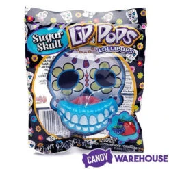 Flix Candy Day Of The Dead Sweet Skull Lip Pops Candy Packs: 12-Piece Display 12 Flix Candy Day Of The Dead Sweet Skull Lip Pops Candy Packs: 12-Piece Display -Candy Store flix candy day of the dead sweet skull lip pops candy packs 12 piece display candy warehouse 3