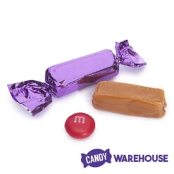 Foiled Caramel Candy - Purple: 180-Piece Bag -Candy Store foiled caramel candy purple 180 piece bag candy warehouse 4