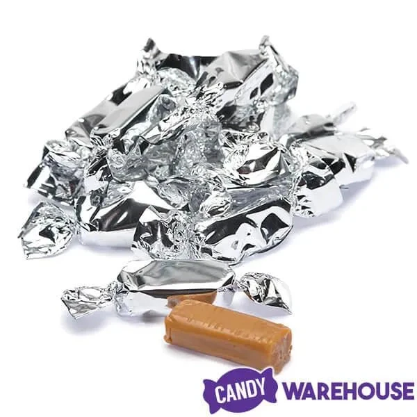Foiled Caramel Candy - Silver: 180-Piece Bag 5 Foiled Caramel Candy - Silver: 180-Piece Bag - Image 3