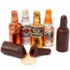 Foiled Chocolate Bottles With Liquor Filling: 24-Piece Display -Candy Store foiled chocolate bottles with liquor filling 24 piece display candy warehouse 1