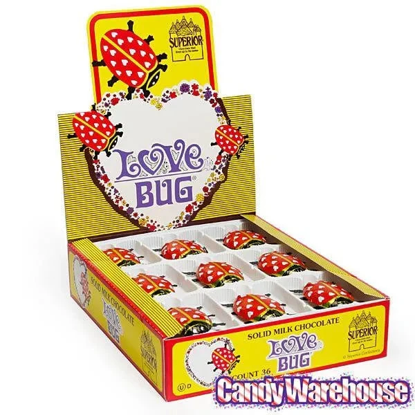 Foiled Milk Chocolate Lady Bugs: 36-Piece Display 5 Foiled Milk Chocolate Lady Bugs: 36-Piece Display - Image 3
