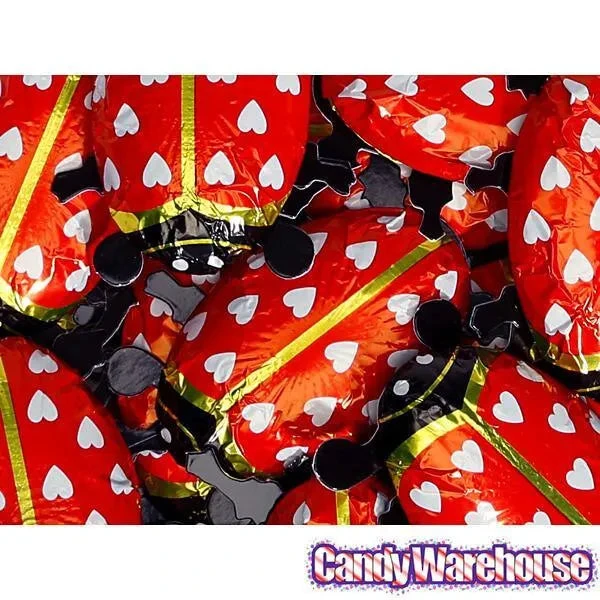 Foiled Milk Chocolate Lady Bugs: 36-Piece Display 6 Foiled Milk Chocolate Lady Bugs: 36-Piece Display - Image 4