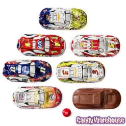 Foiled Milk Chocolate Race Cars: 36-Piece Display -Candy Store foiled milk chocolate race cars 36 piece display candy warehouse 3