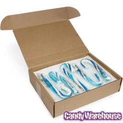 Giant 2-Ounce Blueberry Candy Canes: 12-Piece Box 6 Giant 2-Ounce Blueberry Candy Canes: 12-Piece Box -Candy Store giant 2 ounce blueberry candy canes 12 piece box candy warehouse 2