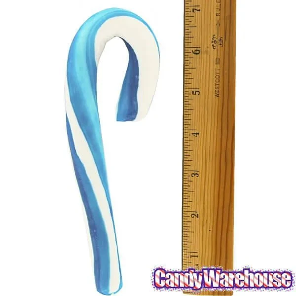 Giant 2-Ounce Blueberry Candy Canes: 12-Piece Box 5 Giant 2-Ounce Blueberry Candy Canes: 12-Piece Box - Image 3