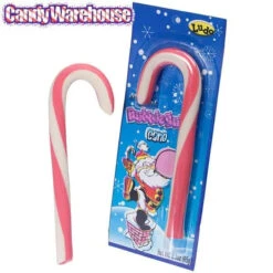 Giant Bubble Gum Candy Canes: 12-Piece Box -Candy Store giant bubble gum candy canes 12 piece box candy warehouse 2
