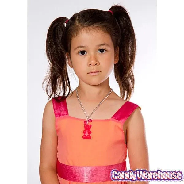 Giant Gummy Bear Necklace - Red 4 Giant Gummy Bear Necklace - Red - Image 2