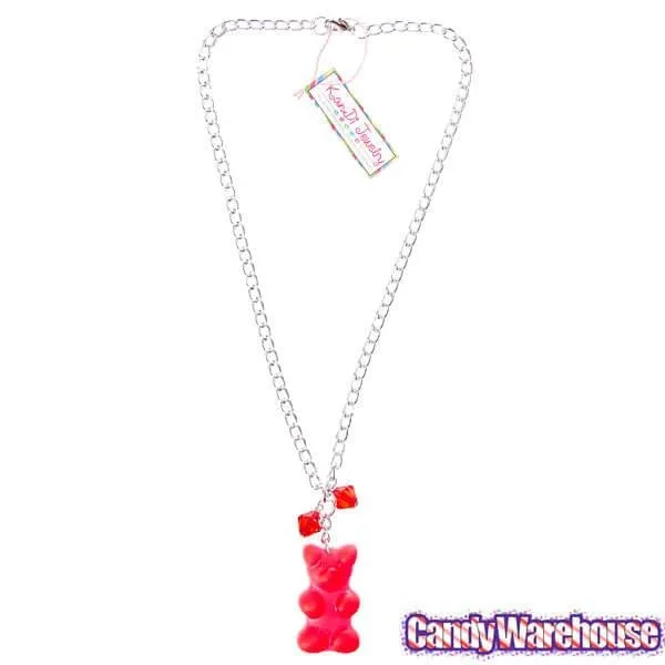 Giant Gummy Bear Necklace - Red 6 Giant Gummy Bear Necklace - Red - Image 4