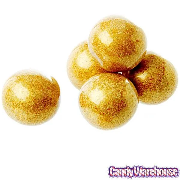 Gold 1-Inch Gumballs: 2LB Bag 4 Gold 1-Inch Gumballs: 2LB Bag - Image 2