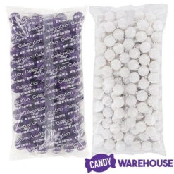 Gumballs Color Combo - Purple And White: 4LB Box -Candy Store gumballs color combo purple and white 4lb box candy warehouse 4