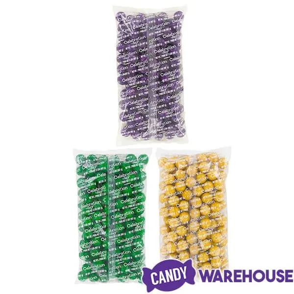 Gumballs Color Combo - Purple, Green And Gold: 6LB Box 4 Gumballs Color Combo - Purple, Green And Gold: 6LB Box - Image 2