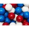 Gumballs Color Combo - USA Red, White And Blue: 6LB Box -Candy Store gumballs color combo usa red white and blue 6lb box candy warehouse 1
