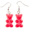 Gummy Bear Earrings - Red -Candy Store gummy bear earrings red candy warehouse 1