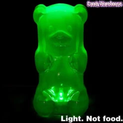 Gummy Bear Night Light - Green 10 Gummy Bear Night Light - Green -Candy Store gummy bear night light green candy warehouse 4