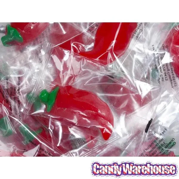 Gummy Chili Peppers Candy: 45-Piece Bag 4 Gummy Chili Peppers Candy: 45-Piece Bag - Image 2