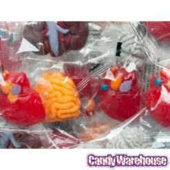 Gummy Internal Organs Candy: 38-Piece Bag -Candy Store gummy internal organs candy 38 piece bag candy warehouse 4